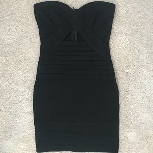 Lightly worn strapless bodycon dress